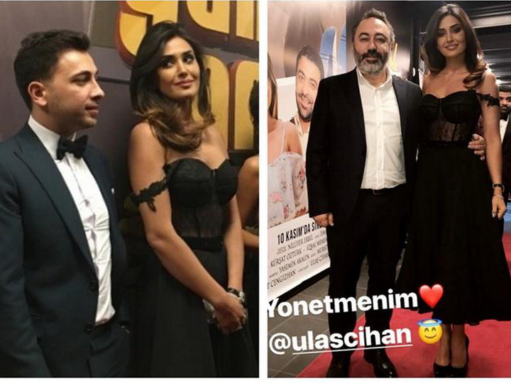 Пярвин Абиева в платье с глубоким декольте на красной дорожке в Стамбуле – ФОТО