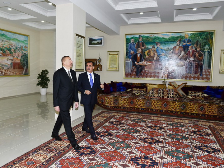 Ильхам Алиев в Гяндже Обновлено 14:30; фото