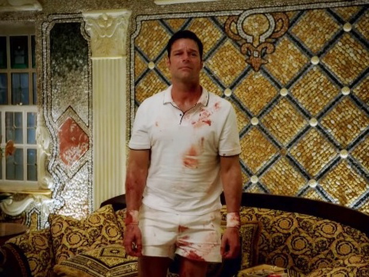 Окровавленный Рики Мартин, играющий любовника Версаче, в официальном трейлере «Американской истории преступлений» – ВИДЕО