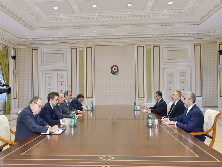Президент Ильхам Алиев принял делегацию во главе с главой МИД Бразилии