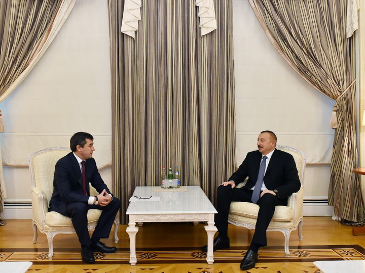 Президент Ильхам Алиев принял заместителя премьер-министра Узбекистана - ФОТО