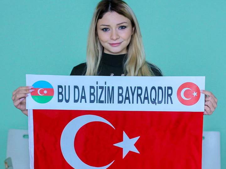 «Bu da bizim bayraqdır»: фотоответ на сцену из сериала «Savaşçı», посвященную флагу Азербайджана - ФОТО – ВИДЕО
