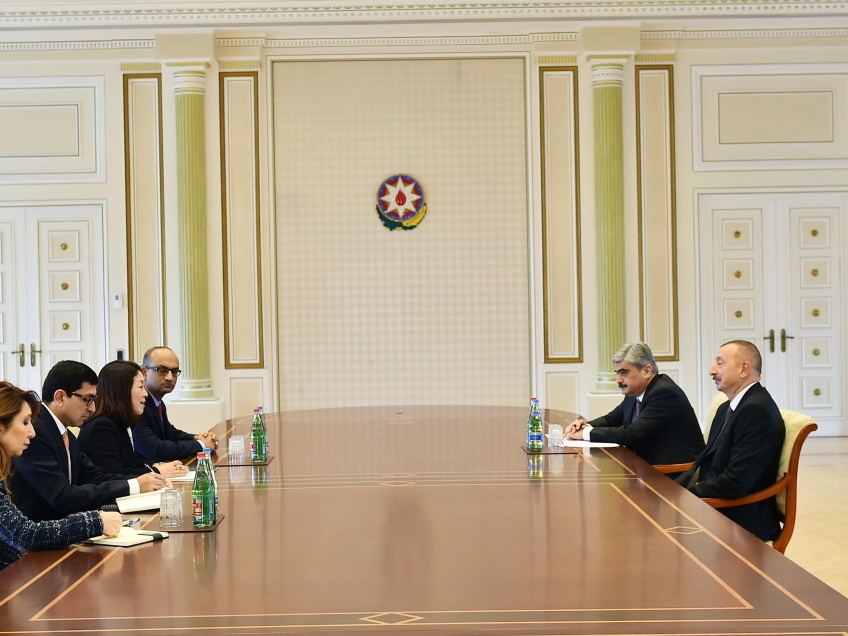 Президент Ильхам Алиев принял делегацию Всемирного банка – ФОТО
