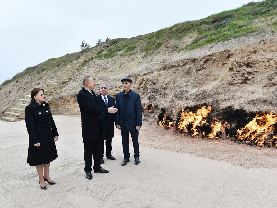 Ильхам Алиев возмущен невыносимыми условиями в заповеднике «Янардаг» - ФОТО