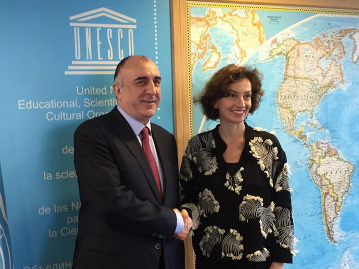 Эльмар Мамедъяров встретился с гендиректором ЮНЕСКО