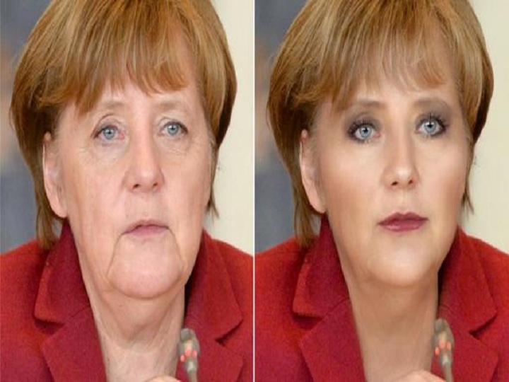 Merkelin şəkli gündəm oldu – FOTO