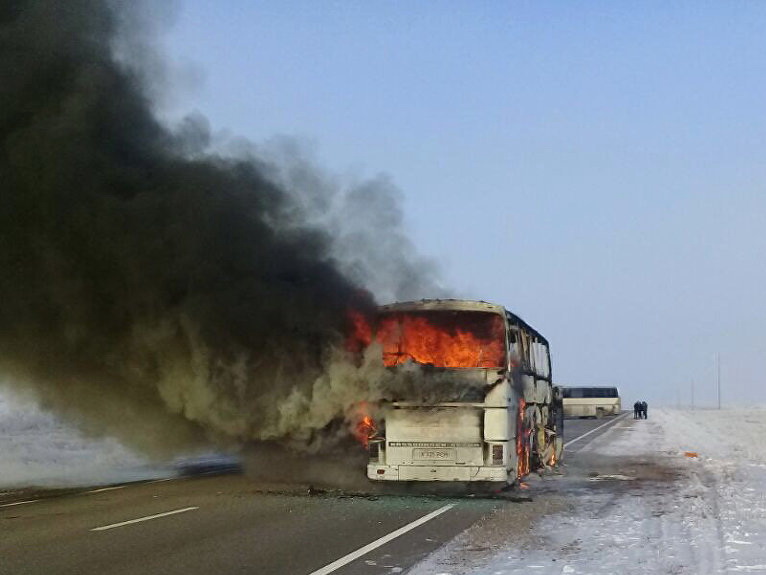 В Казахстане из сгоревшего автобуса извлекли 44 тела - ФОТО - ВИДЕО - ОБНОВЛЕНО