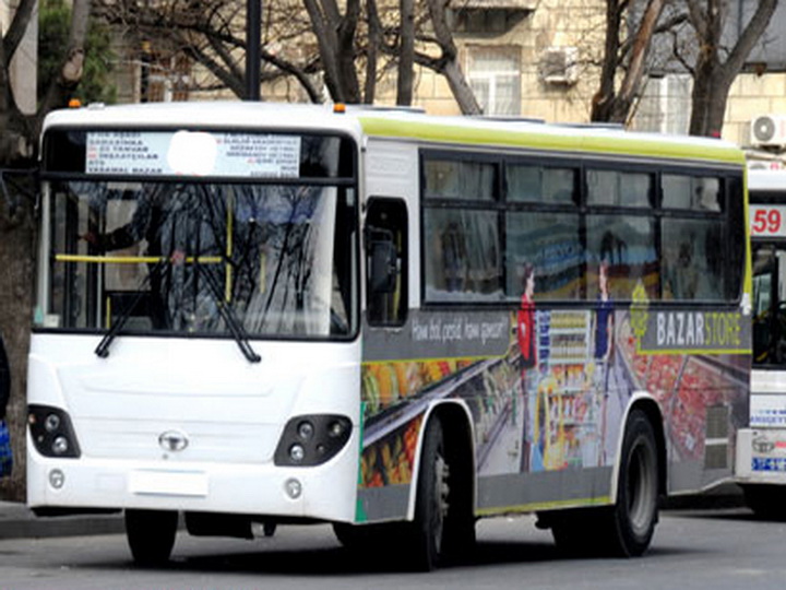 Изменен путь следования одного из автобусных маршрутов Баку – КАРТА