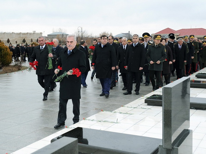 В Нахчыване отмечена 28-я годовщина трагедии 20 Января - ФОТО