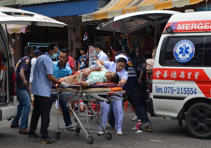 Два человека погибли, четверо ранены при взрыве на рынке в Таиланде