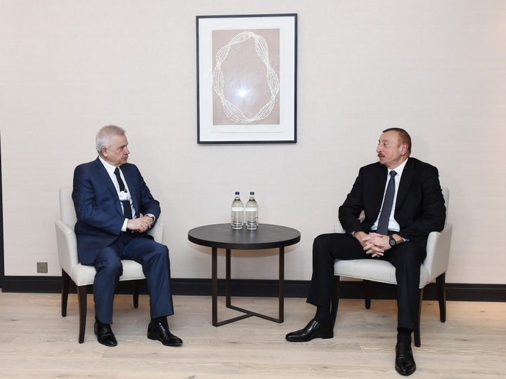 Президент Азербайджана встретился с президентом компании ЛУКОЙЛ - ФОТО