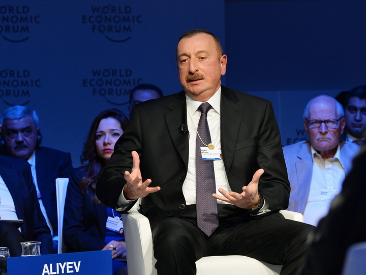 İlham Əliyev Davosda “Strateji baxış: Avrasiya” mövzusunda interaktiv iclasda iştirak edib - YENİLƏNİB