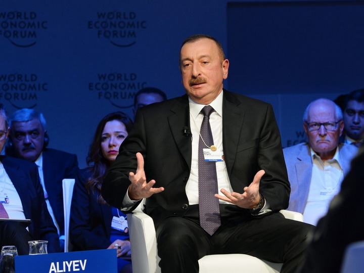Президент Ильхам Алиев в Давосе: «Нужно забыть о нефти и газе. Цель – диверсификация экономики» - ВИДЕО - ДОПОЛНЕНО