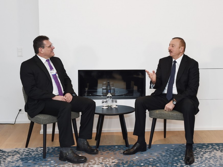 Президент Азербайджана встретился с вице-президентом Еврокомиссии - ФОТО
