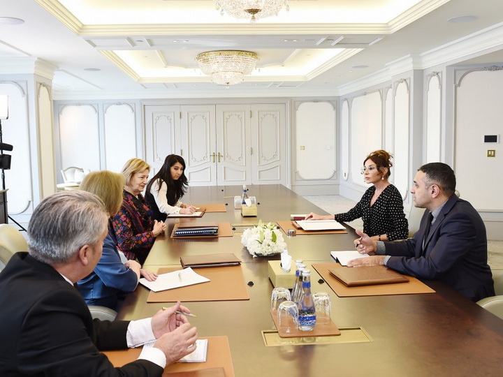 Мехрибан Алиева встретилась с торговым посланником премьер-министра Великобритании - ФОТО