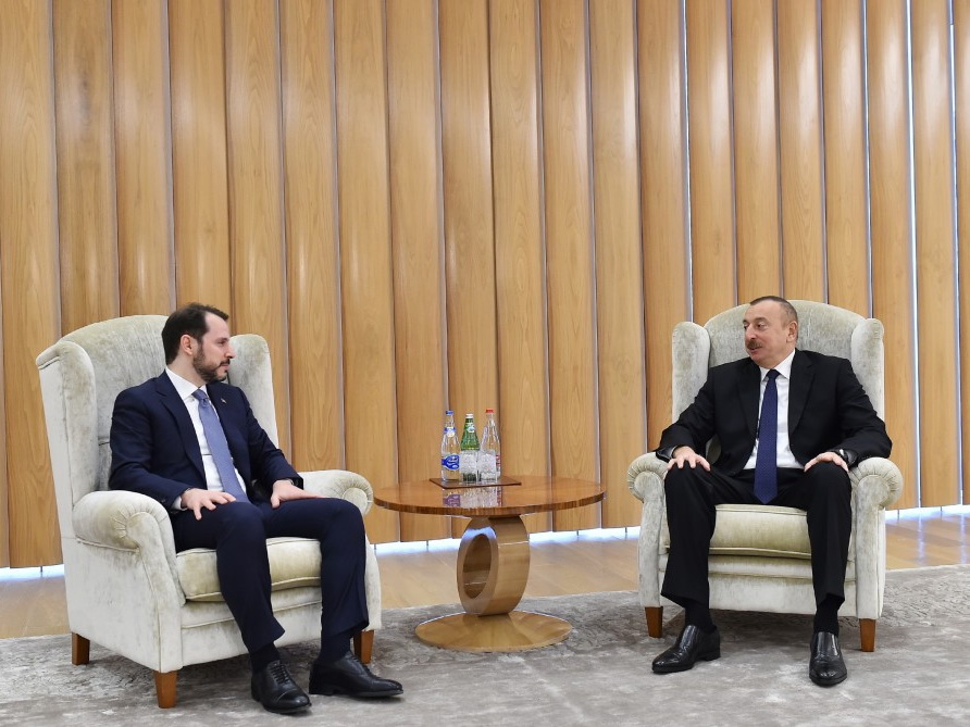 Президент Азербайджана встретился с министром энергетики и природных ресурсов Турции