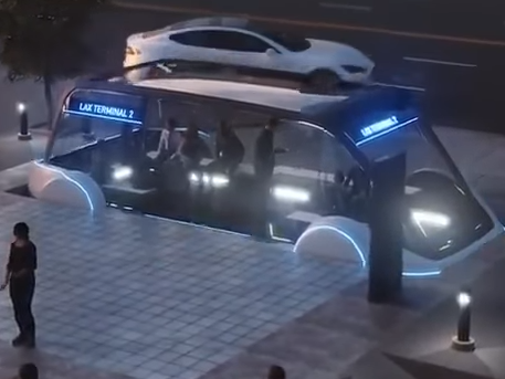 Метро будущего: Илон Маск показал подземный скоростной электробус