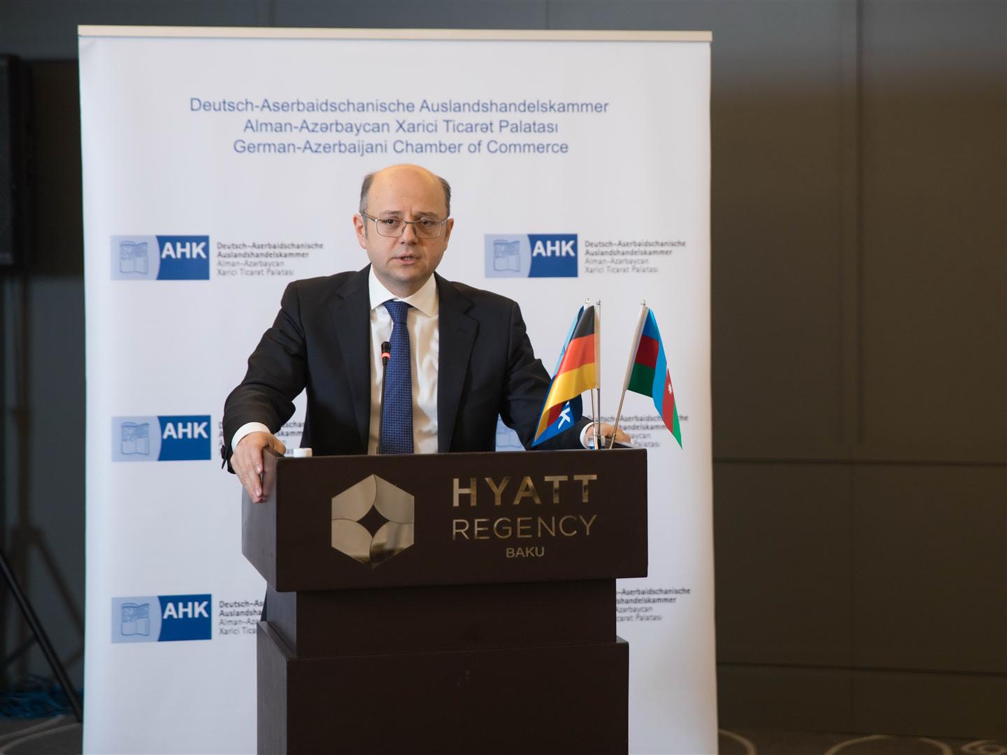 Глава Минэнерго принял участие в заседании Германо-азербайджанской торговой палаты