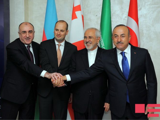 Главы МИД Азербайджана, Грузии, Ирана и Турции приняли Бакинскую декларацию - ДОПОЛНЕНО