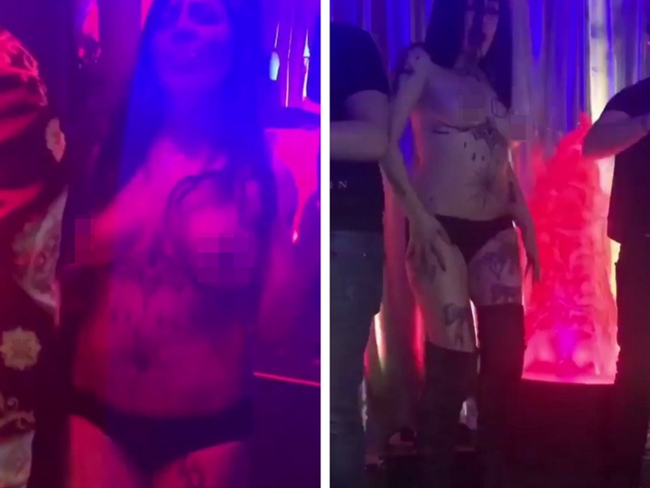 Грязные танцы: Азербайджанская танцовщица обнажила грудь на сцене ночного клуба в Баку – ФОТО – ВИДЕО