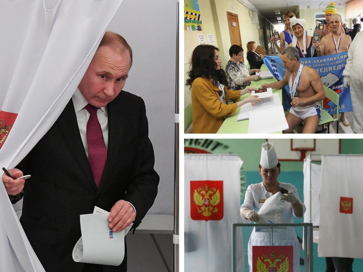 Выборы Президента России - 2018: Как это было - ФОТОРЕПОРТАЖ