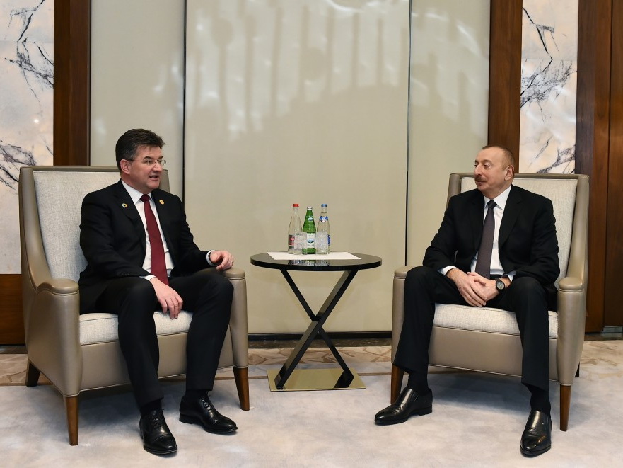 Президент Азербайджана встретился с председателем Генассамблеи ООН - ФОТО