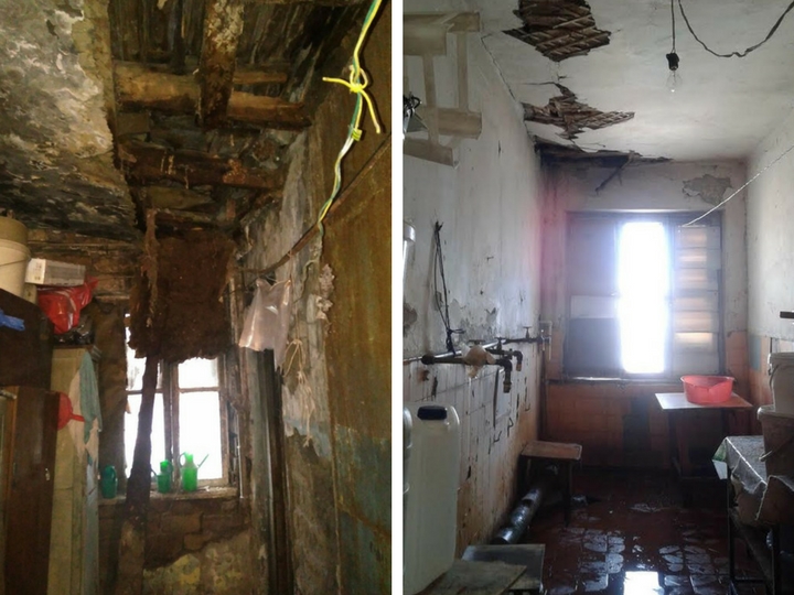 Мы предупреждали! Обвал в аварийном доме в Баку: жильцы в отчаянии и страхе за свою жизнь - ФОТО