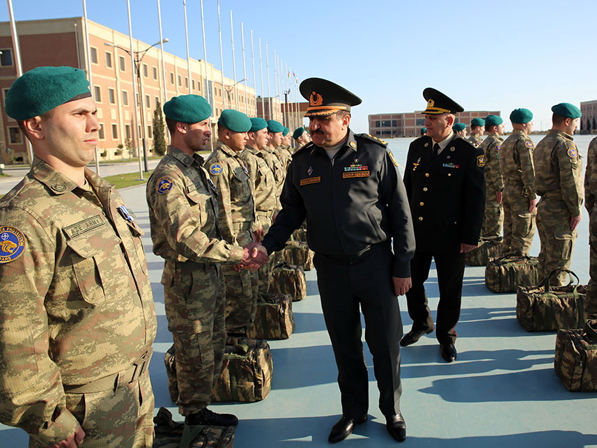 Группа азербайджанских миротворцев вернулась из Афганистана - ФОТО
