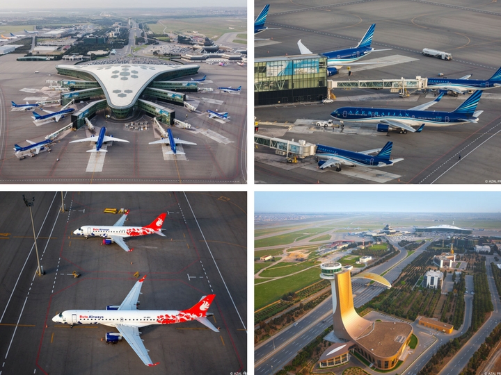 Как на ладони: Бакинский аэропорт с высоты птичьего полета - ФОТО