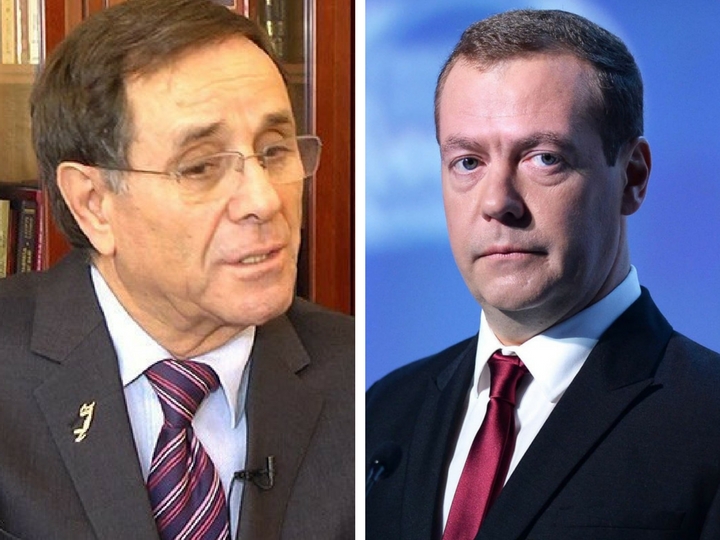Дмитрий Медведев поздравил Новруза Мамедова с назначением на пост Премьер-министра Азербайджана