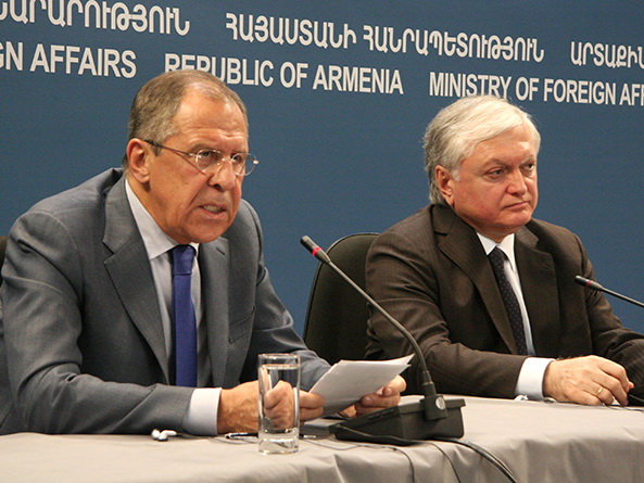 Сергей Лавров и Эдвард Налбандян обсудили в Москве ситуацию вокруг Нагорного Карабаха