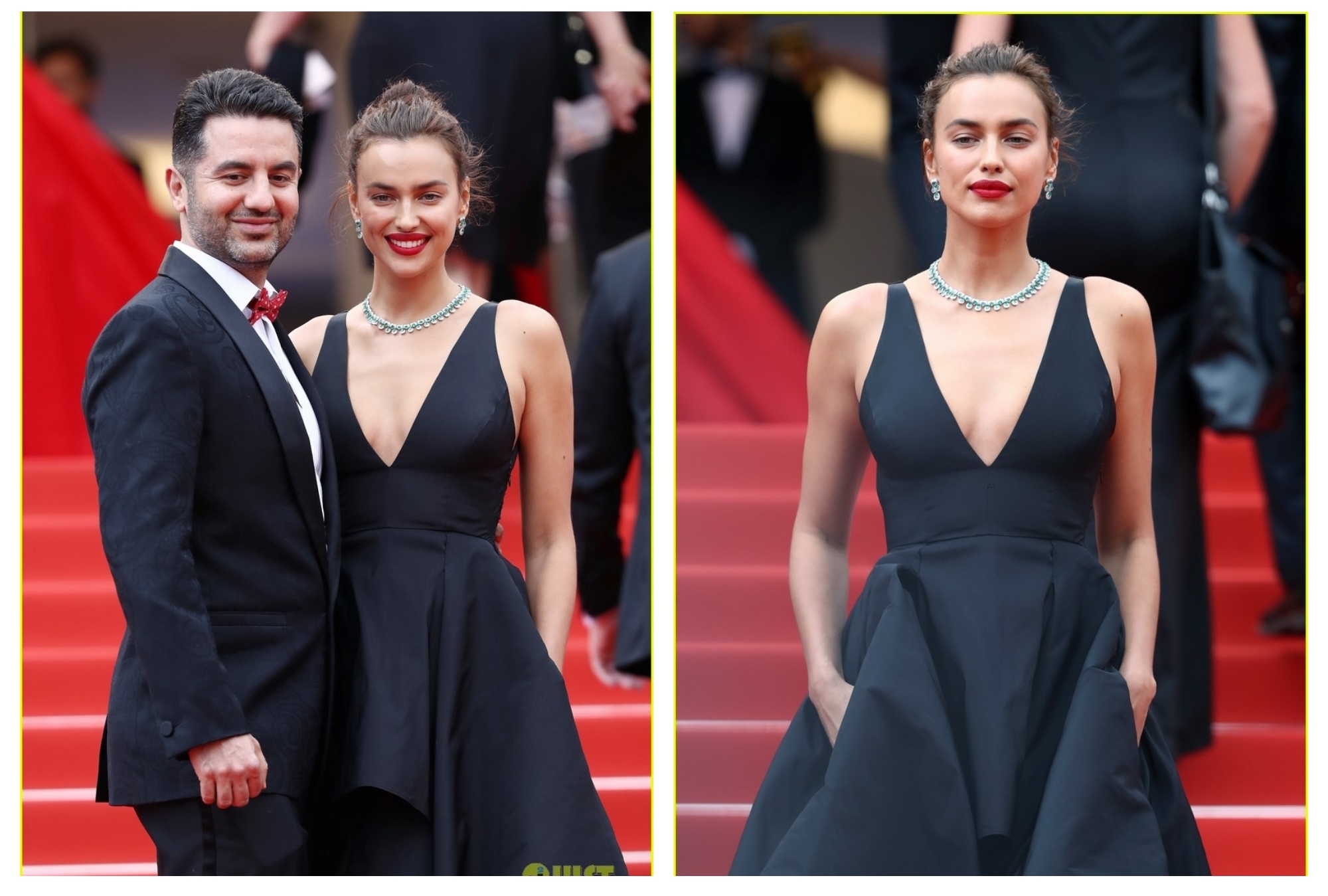 Ирина Шейк в платье с глубоким декольте произвела фурор на Каннском кинофестивале – ФОТО