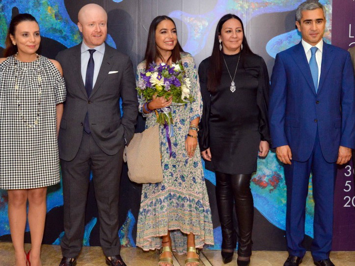  Картины Лейлы Алиевой стали центром инсталляции на персональной выставке Кирилла Истомина в Баку – ФОТО