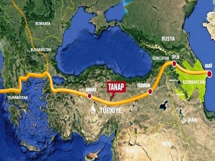 Bu gün Türkiyədə TANAP-ın açılış mərasimi keçiriləcək