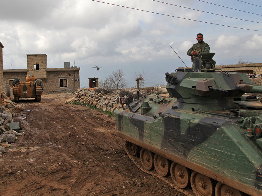 Турецкие военные вошли в Манбидж