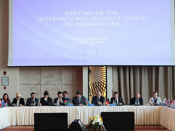 В Баку состоялось заседание Международной контактной группы по Афганистану - ФОТО