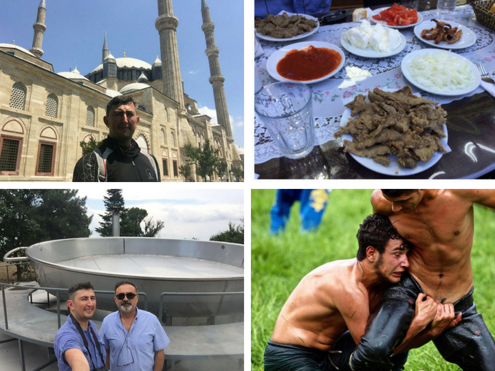 Мотопробег Прага-Баку: сковорода на 600 кг мяса и масляные бои без правил в Эдирне – ФОТО