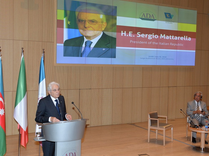Президент Серджо Маттарелла: Италия выступает за мирное урегулирование нагорно-карабахского конфликта - ФОТО