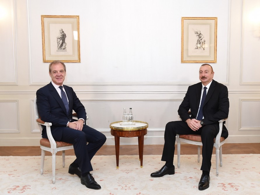 Президент Ильхам Алиев встретился с президентом группы CIFAL - ФОТО