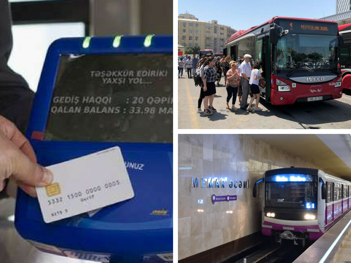 В Азербайджане повышена цена за проезд в метро и маршрутных автобусах