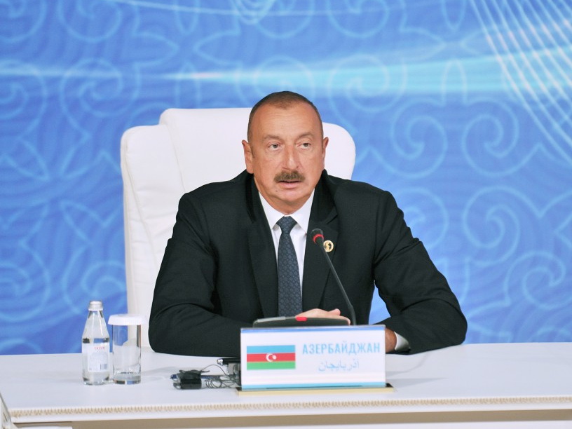 Ильхам Алиев: «Азербайджан вносит активный и большой вклад в улучшение экологической ситуации на Каспии» - ФОТО