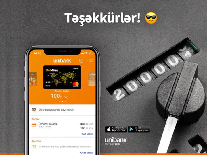 Количество пользователей Unibank Mobile превысило 200 000