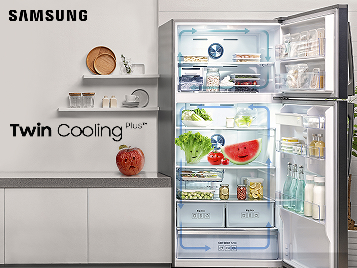 Двойная система охлаждения на холодильниках Samsung Twin Cooling
