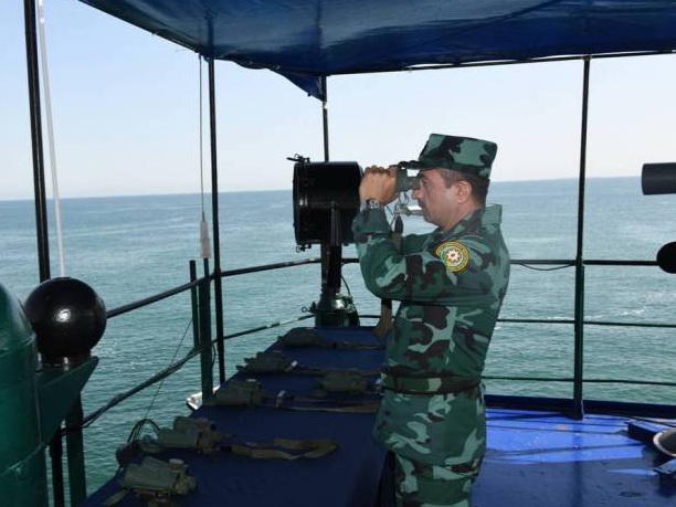 Береговая охрана Госпогранслужбы Азербайджана провела масштабные тактико-боевые учения - ФОТО