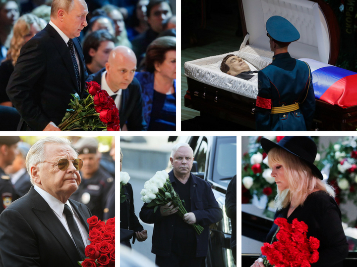 В Москве простились с Иосифом Кобзоном - ФОТОРЕПОРТАЖ