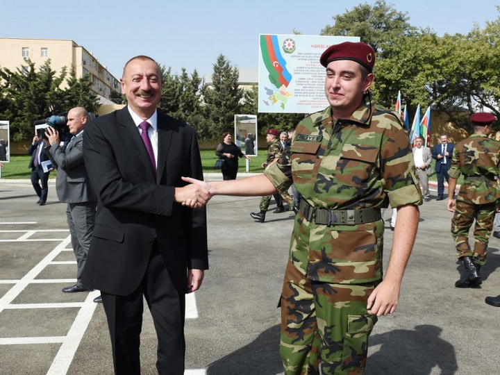 Сын Президента Ильхама Алиева начал службу в армии - ФОТО