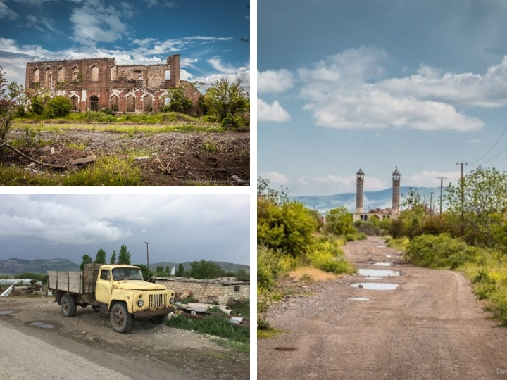 Город-призрак: Российский блогер опубликовал новые снимки разрушенного Агдама - ФОТО