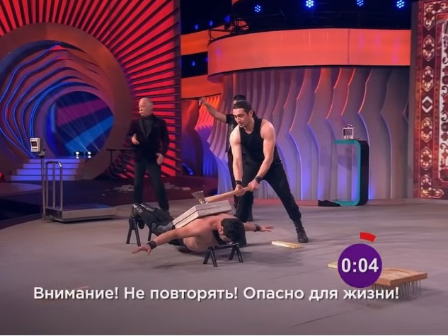 Азербайджанские пехлеваны установили рекорд России, шокировав выступлением зрителей Первого канала – ВИДЕО