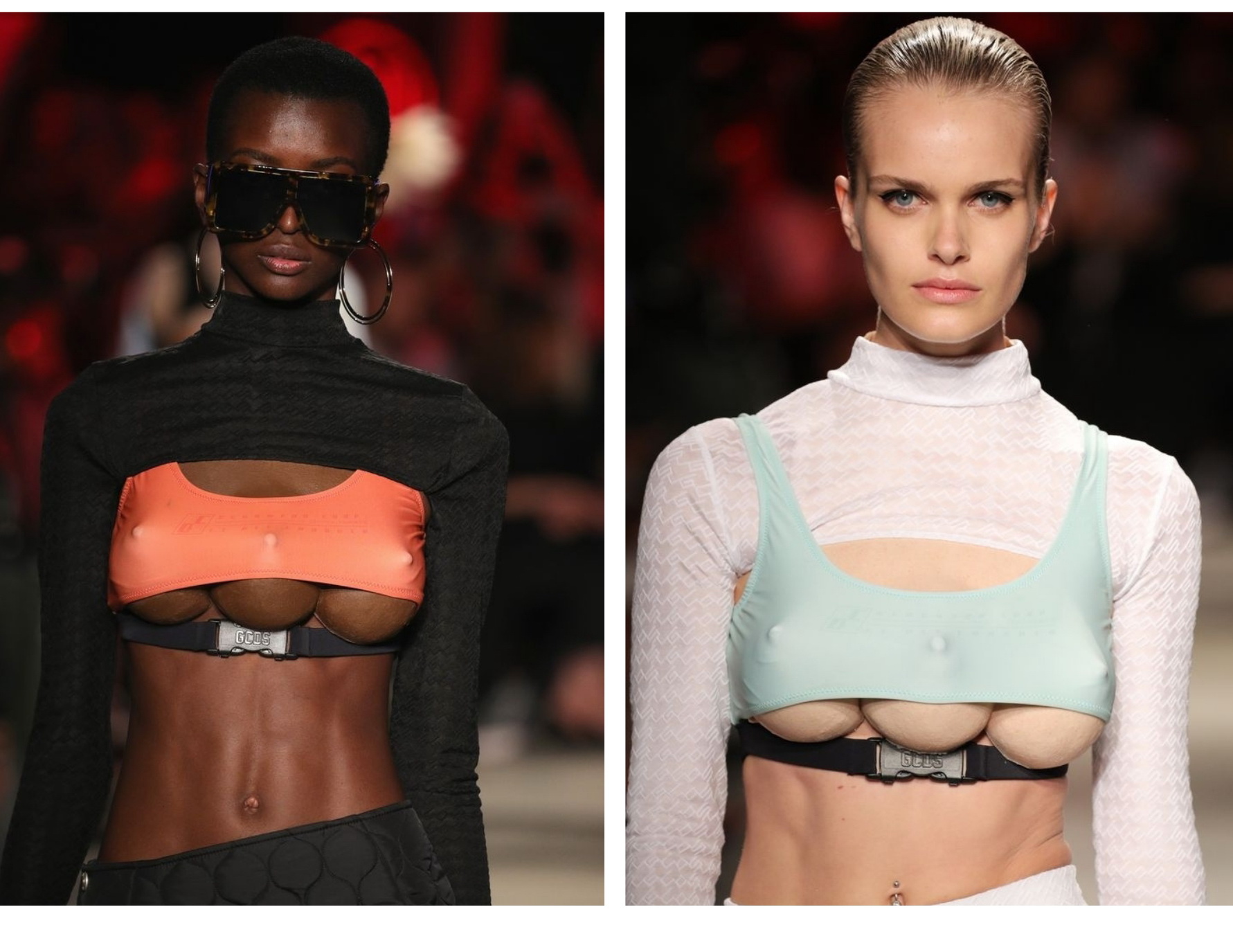 Модный шок: трехгрудые модели на показе в Милане – ФОТО