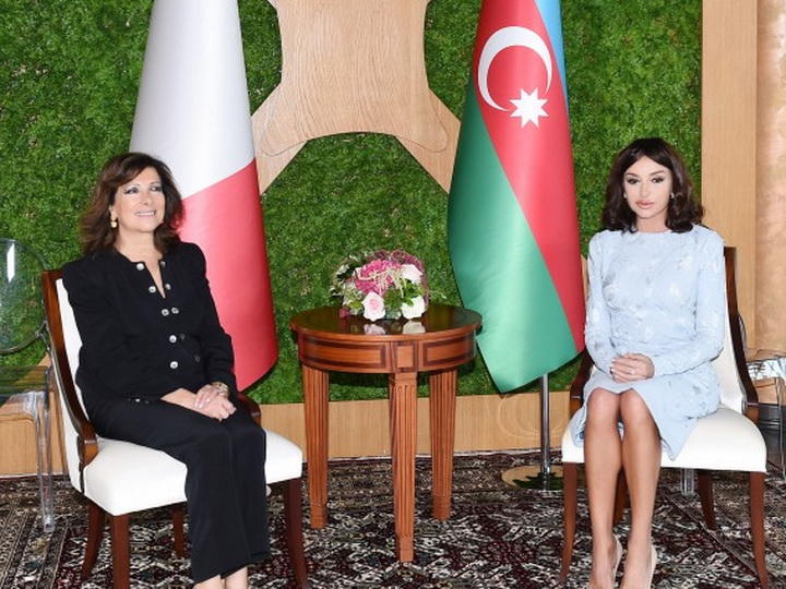 Первый вице-президент Азербайджана встретилась с председателем Сената Италии - ФОТО